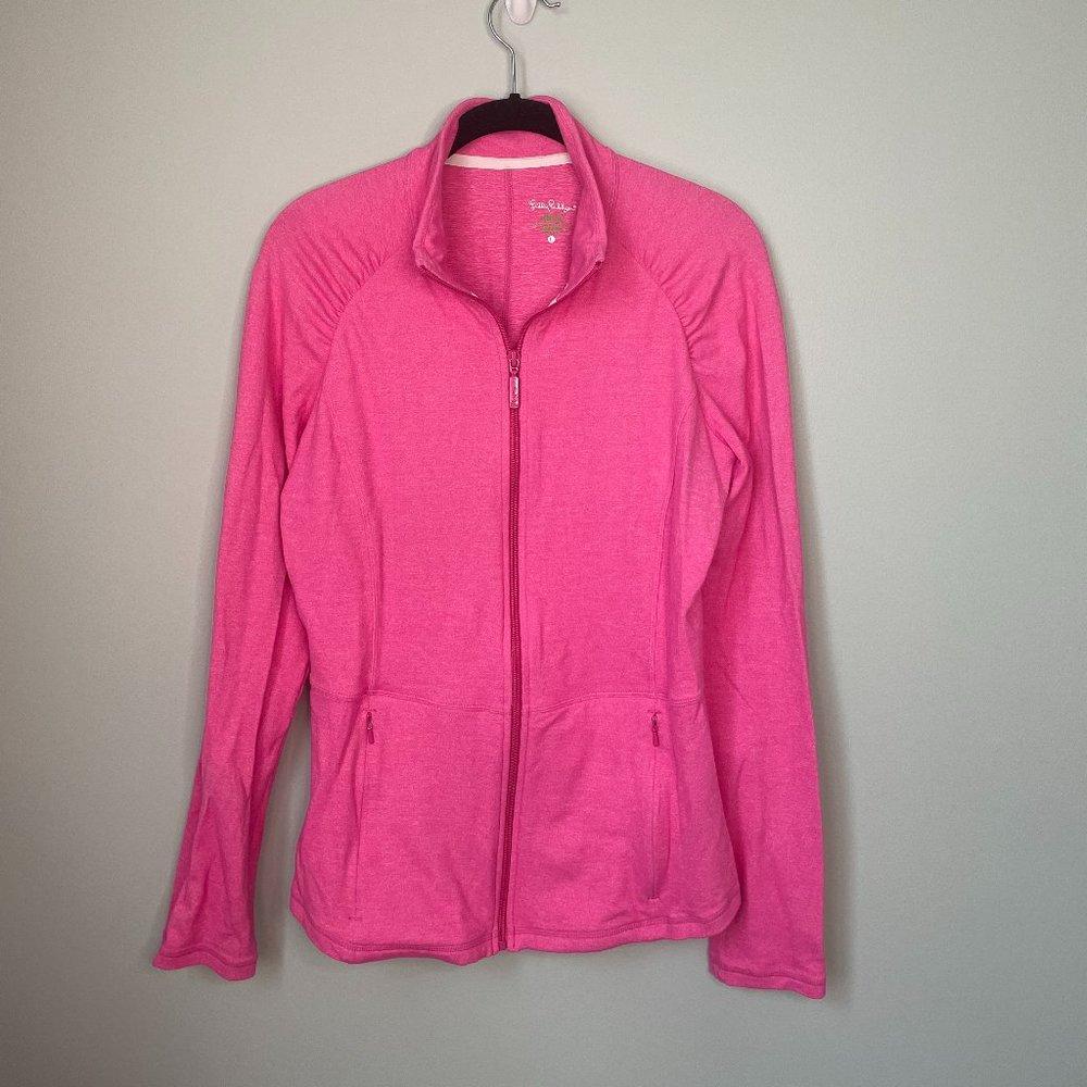 Lilly Pulitzer women's luxletic athletic jacket size large